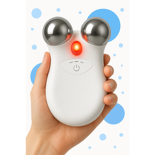 NEW CURA-FACE PRO- Microcurrent Toning Wand With Red Light